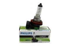 Лампа H11 (55W) PGJ19-2 Long Life EcoVision 12V 12362LLECO C1 36194044 для VW PASSAT (3C2) 1.4 TSI EcoFuel 2009-2010, код двигателя CDGA, V см3 1390, кВт 110, л.с. 150, Бензин/природный газ (CNG), Philips 12362LLECOC1